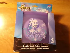 Hannah Montana Food Storage Containers w/ Lids (3-Piece Rectangle) - Picture 1 of 3