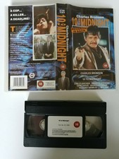 10 to Midnight VHS Video 1983 Crime Horror Thriller Charles Bronson