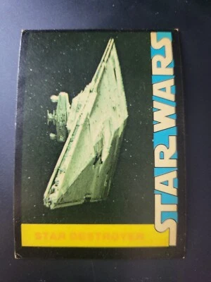 1977 Wonder Bread Star Wars Star Destroyer Card #14. - Image 1 of 2