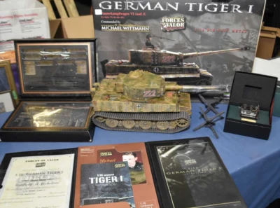 WW2 German Tiger Tank Forces Of Valor 1:16 Diecast Built Model Michael Wittmann - Image 1 of 4
