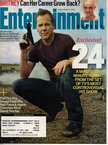Entertainment Weekly Magazine March 2 2007 Kiefer Sutherland 24 Britney Spears - Picture 1 of 3