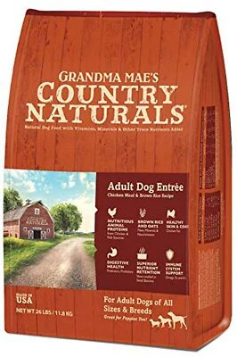Grandma Mae's Country Naturals Grain Inclusive Dry Dog Food 14 LB Adult Chick... - Image 1 of 2