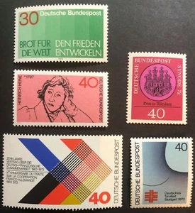 BroadviewStamps Germany #1098-1101, #1105 MNH XF - Picture 1 of 1