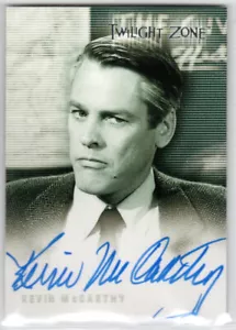 TWILIGHT ZONE SERIES 1 PREMIERE A6 KEVIN MCCARTHY WALTER JAMESON AUTOGRAPH d2010 - Picture 1 of 2