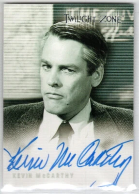 TWILIGHT ZONE SERIES 1 PREMIERE A6 KEVIN MCCARTHY WALTER JAMESON AUTOGRAPH d2010 - Image 1 of 2