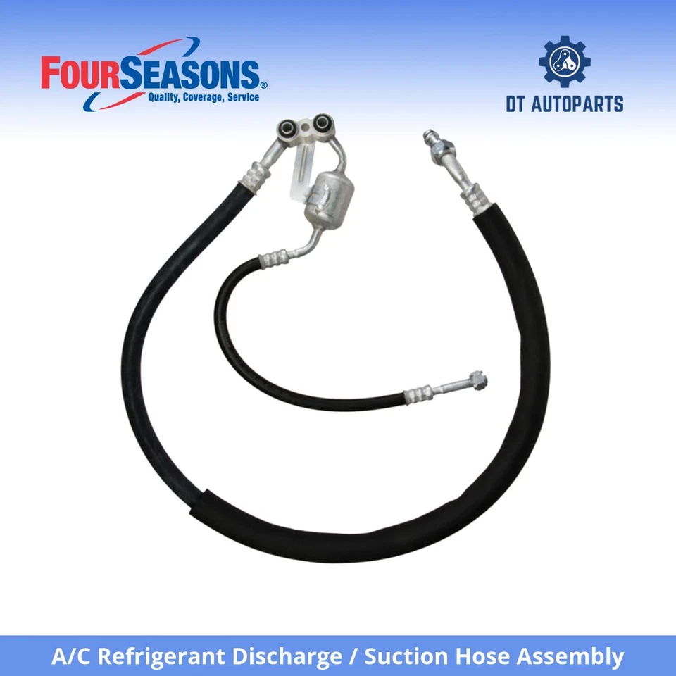 Conjunto de manguera de línea de succión de descarga para Chevrolet Express 3500 1996-00 4 mares Foto 1 de 3