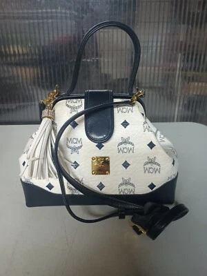 MCM Munchen Germany Monogrammed Crossbody Shoulder Hand Bag - Image 1 of 4