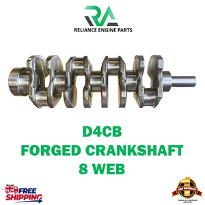 D4CB CRANKSHAFT FORGED FOR HYUNDAI STAREX 2.5 D I800 ILOAD H350 PORTER KIA 8WEB - Picture 1 of 8
