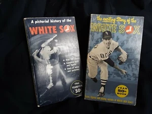 VINTAGE BASEBALL PAPERBACK 2 PIECE LOT CHICAGO WHITE SOX 1965 and 1966 yearbooks - Picture 1 of 3