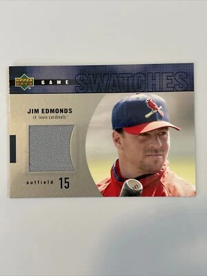 2003 Upper Deck Game Swatches Jim Edmonds #RJ-JE - Изображение 1 из 2