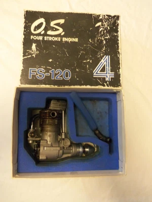 Motor OS FS-120 4 TIEMPOS VINTAGE en caja - sin probar Foto 1 de 4