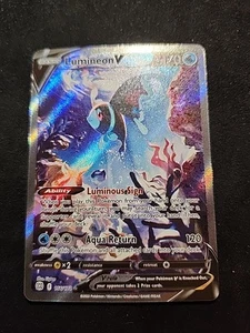 Lumineon V (Alternate Full Art) 156/172 Swsh09: Brilliant Stars Holo - Picture 1 of 8
