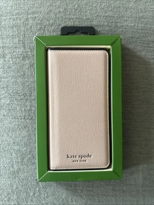 Kate Spade Wrap Folio Case für Google Pixel 8 Pro - Pale Vellum/Black Bumper - Bild 1 von 6