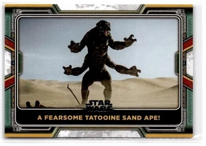 2022 Topps Star Wars: The Book of Boba Fett #19 A Fearsome Tatooine Sand Ape! - Picture 1 of 2