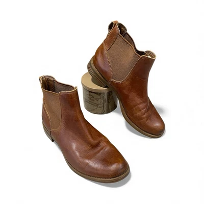 Timberland Magby Chelsea Boot Women’s Size 7 Light Brown Full Grain Casual Shoe - Image 1 of 4
