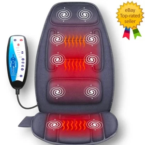 Snailax Back Massager Seat Cushion with Heat - Extra Memory Foam Support Pad - Picture 1 of 9