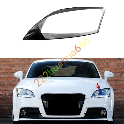 Cubierta de lente del faro delantero izquierdo + pegamento para Audi TT TTS TT RS 2008-2015 Foto 1 de 4