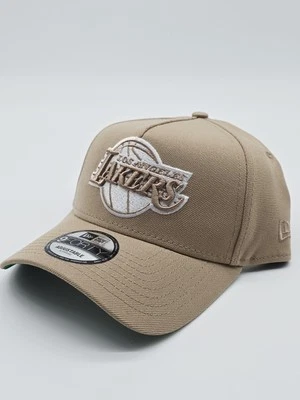 Gorra New Era Los Angeles Lakers 9FORTY A-Frame Caqui Trigo Snapback  Foto 1 de 4