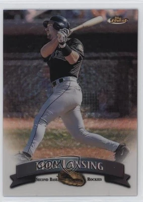 1998 Topps Finest No-Protector Refractor Mike Lansing #153 - Image 1 of 2