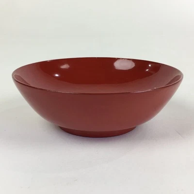 Cuenco pequeño japonés de laca de madera de colección Urushinuri rojo Kobachi UR769 Foto 1 de 4