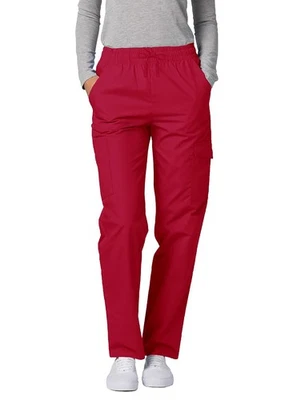 Adar Women Doctor Nurse Uniform Natural-Rise Multi Pocket Cargo Tapered Leg Pant - Image 1 of 4