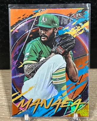 2020 Topps Fire - Sean Manaea #164 Orange /299 - Image 1 of 2