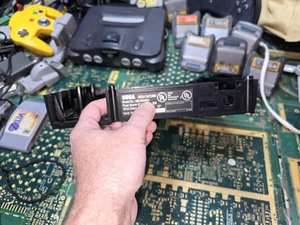 Sega Saturn USA Exact EMPTY-Intact-Black^MK-80000A^EF#2 Bottom Case ONLY-OK-READ - Picture 1 of 13