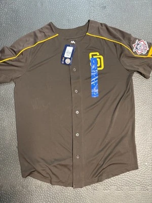 Camiseta San Diego Padres Rara NL Patch Tamanho G Grande NOVA COM ETIQUETAS MLB ⚾️⚾️⚾️ - Imagem 1 de 2