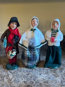 Lot *3* 1992-98 Byers Choice Ltd The Carolers Christmas Figures Condition Issues - Picture 1 of 24