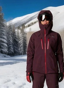 Womens Columbia Titanium Platinum Peak VENTED Waterproof Shell Jacket Ski Sz XXL - Picture 1 of 16