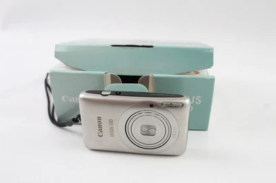 Canon IXUS 130 Digital Compact Camera Working w/ Canon 4x IS Zoom Lens - Image 1 of 4