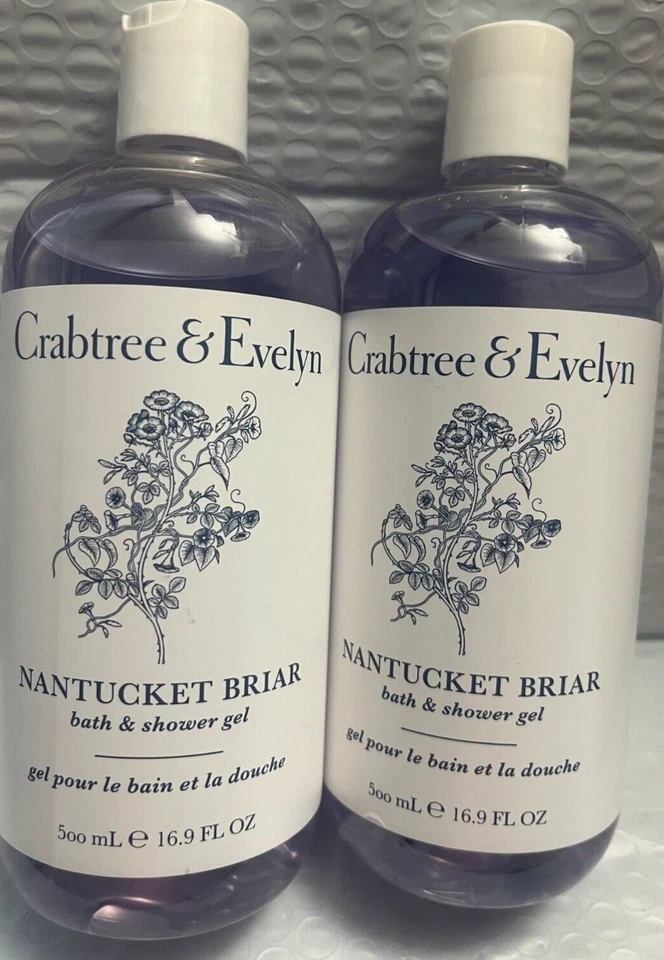GEL DE BAÑO Y DUCHA CRABTREE & EVELYN NANTUCKET BRIAR (PAQUETE DE 2) 16,9 FLOZ DESCATALOGADO Foto 1 de 2