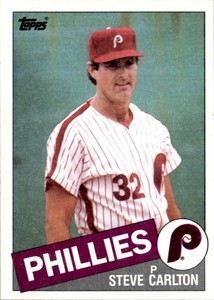 1985 Topps Steve Carlton Philadelphia Phillies #360