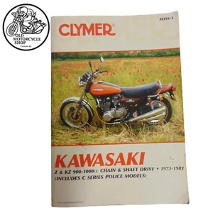 CLYMER KAWASAKI Z & KZ 900-1000CC CHAIN SHAFT DRIVE 1973-1981 POLICE MODEL M3593 - Picture 1 of 11