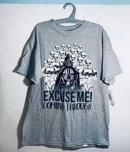 Star Wars Exuse Me Vader Coming Through Tshirt Kids 8/10 - Picture 1 of 3