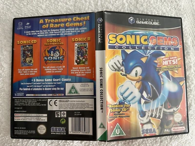 Sonic Gems Collection PAL UK ENGLISH NINTENDO GAMECUBE CIB - Image 1 of 2