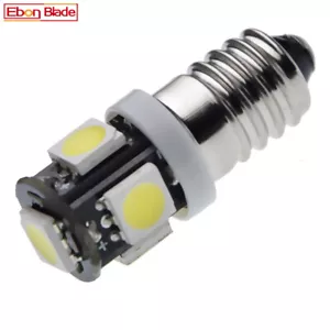 1x 3V DC White E10 1447 Led Lamp Flashlight Replacement Bulb Torch Light 2D Cell - Picture 1 of 7