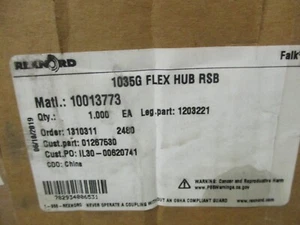 NEW REXNORD FALK 10356 FLEX RSB HUB 10013773 - Picture 1 of 2