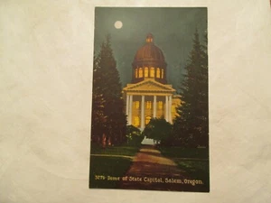 Oregon Postcard Dome of State Capitol Salem OR - Picture 1 of 2