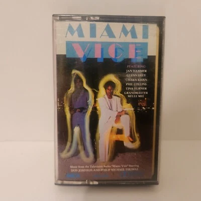 Miami Vice - 1985 - Television Soundtrack Cassette Tape Crockett & Tubbs 80's TV - Image 1 of 2