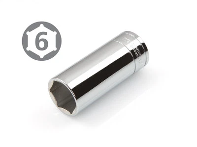 TEKTON 14184 3/8-Inch Drive by 3/4-Inch Deep Socket, Cr-V, 6-Point - Image 1 of 2