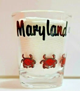 Maryland Krabben Schnapsglas Reise Souvenir - Bild 1 von 3