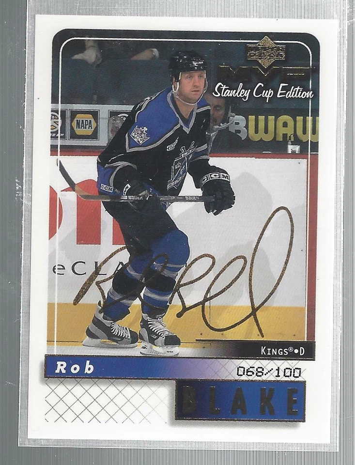  Rob Blake 068/100 1999-00 Upper Deck MVP SC Edition Gold Script #87 - Image 1 of 1