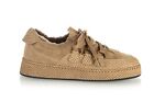 Authentic Loriblu Leather Italian Designer Shoes Beige New Collection