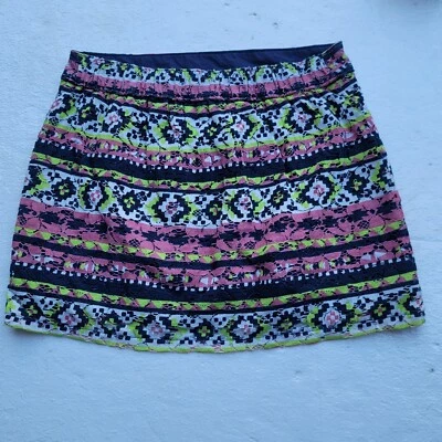 Minifalda Hollister de encaje floral elástica azul marino falda lápiz XS Foto 1 de 4