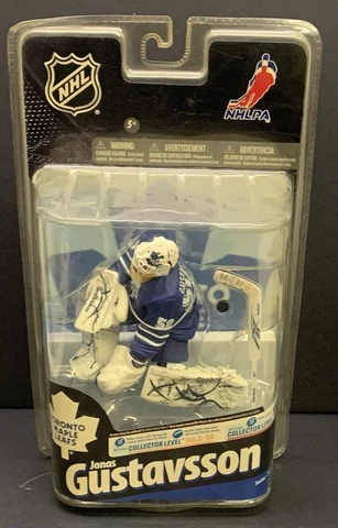 2010 McFarlane Toys Jonas Gustavsson Toronto Maple Leaf's Series 24 Figurine NOS Cover