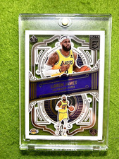 LeBron James CLEAR CARD JERSEY #6 LAKERS SP  2022 Panini Elite DECK LEBRON JAMES