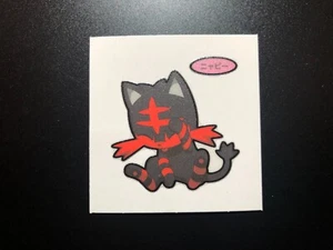 Litten - Adesivo Pokemon Daiichi Pan Sigillo Decochara Pokemon Pane *VENDITORE USA - Foto 1 di 3