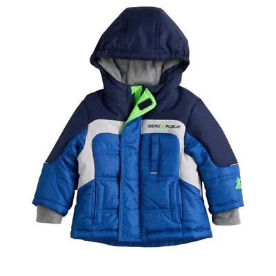 ABRIGO ACOLCHADO DE PESO PESADO BABY BOY ZEROXPOSURE - CHAQUETA DE INVIERNO - 12-18-24 MESES Foto 1 de 2