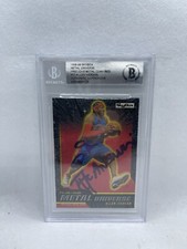 Allen Iverson Signed 2008 Metal Universe Precious Metal Gems Red Beckett Auto